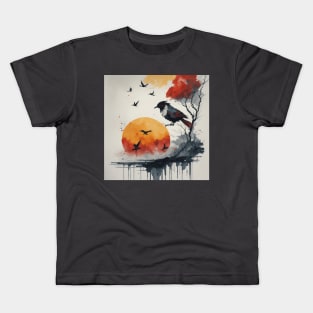 Birds in the morning Kids T-Shirt